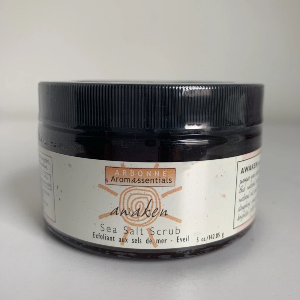 ARBONNE Aromassentials AWAKEN Sea Salt Scrub 5 oz - Sealed